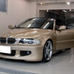 BMW E46　幌コーティング施工。