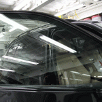BMW X５ 断熱カーフィルム施工。　フロントガラスは透明断熱カーフィルム施工。