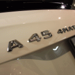メルセデスベンツ　A45 AMG R-1ボディガラスコーティング施工