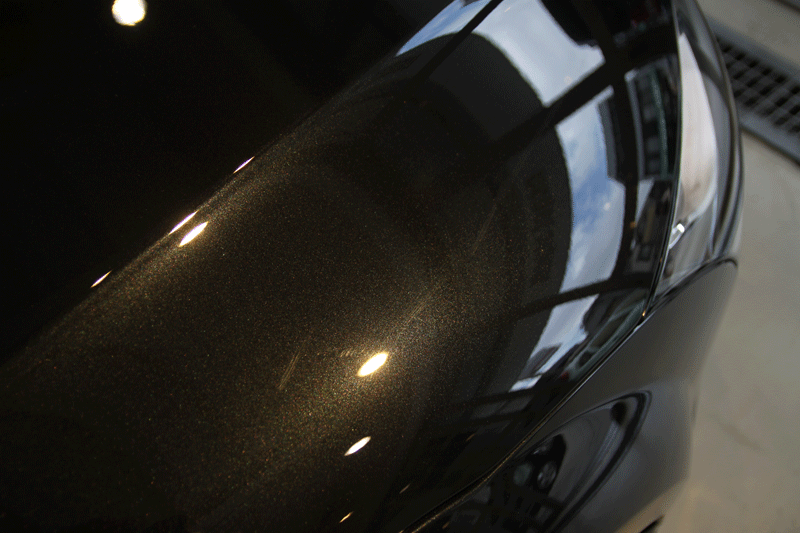 アウディ　TTS　R１ボディガラスコーティング施工前のボディ。
