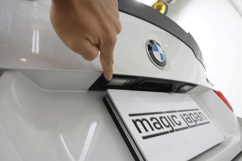 細部分へのコーティング施工　BMW M4