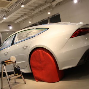コーティング施工　アウディ新型RS7