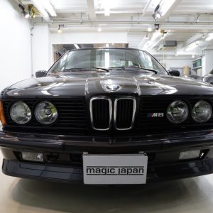 セラミックコーティング施工。BMW M6 1985年式。