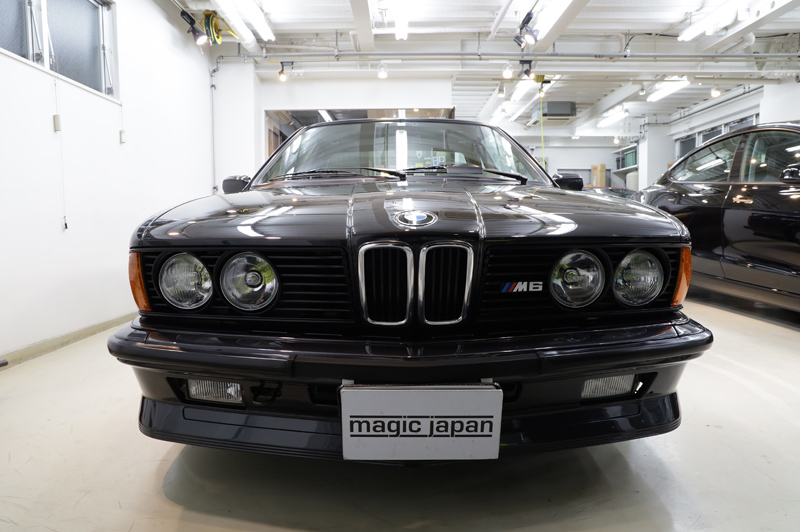 セラミックコーティング施工。BMW M6 1985年式。