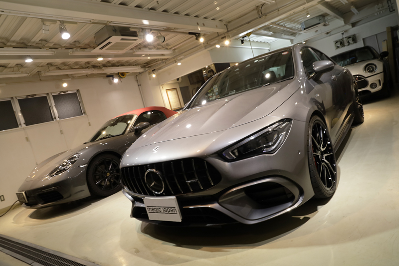 メルセデスベンツA45AMG・コーティング施行